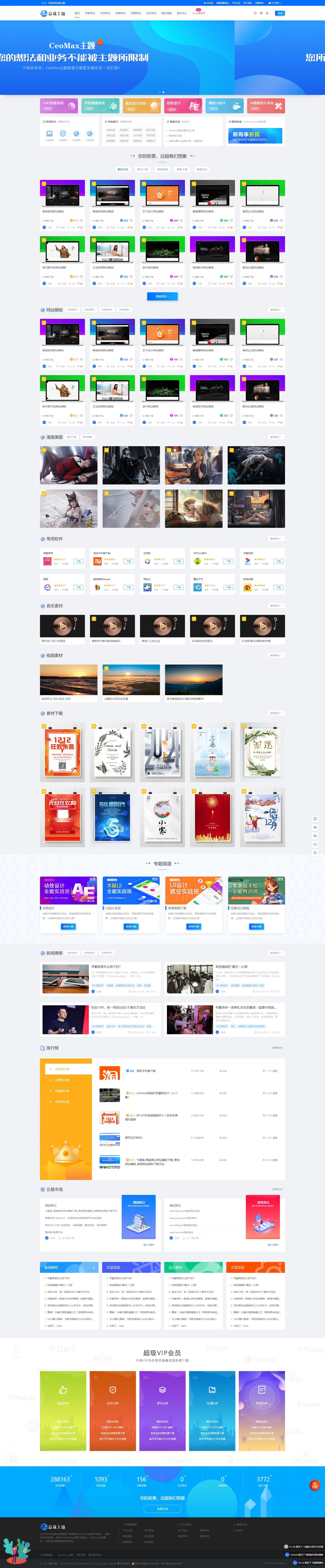 总裁主题CeoMax v3.9.1破解版-WordPress主题 全网首发 站长亲测插图